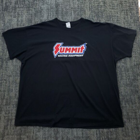 Vintage Logo Early 2000s Y2k Summit Racing T-shirt  (Size 4XL) - Picture 1 of 9